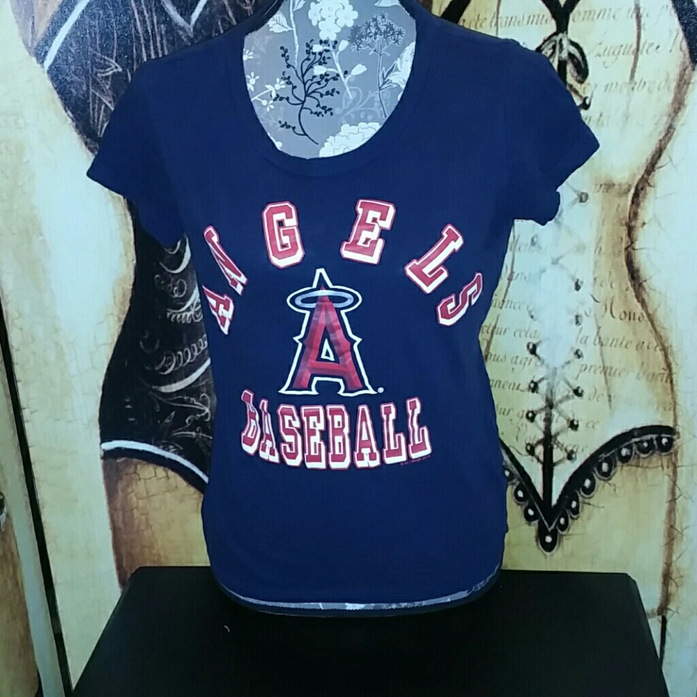 Angels Baseball T-shirt sz med